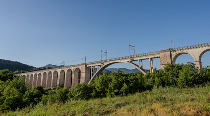 Isernia. Santo Spirito railway bridge 2024.
