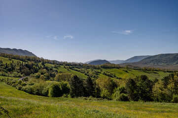 Fototapeta premium Molise, Italy. Spring landscapes