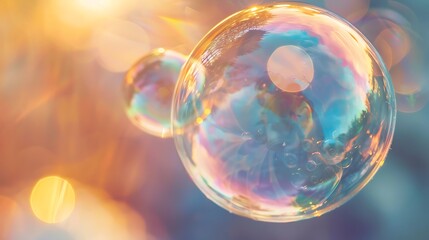 A Single Bubble Floating in a World of Light