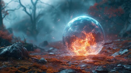 Mystical Orb of Fire