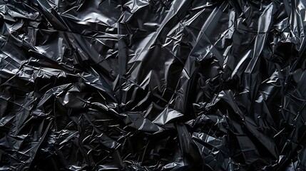 Black Plastic Wrap Texture
