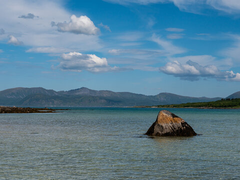 Rock in the water