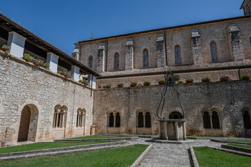 Fototapeta premium Veroli, Lazio. The Cistercian Abbey of Casamari.