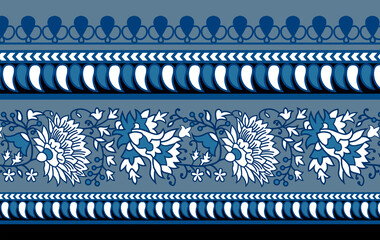 blue and white background with stripes