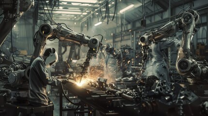 The robotic factory worker.