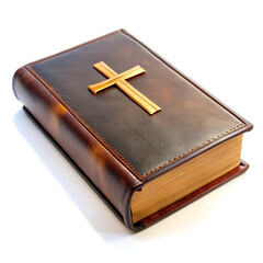 bible on white background