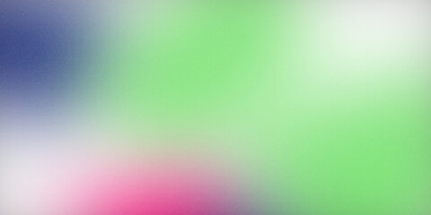 Abstract Background Green Pink Blue Gradient Smooth Blurred