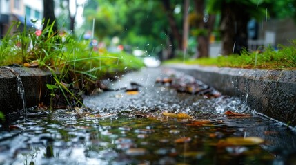 Fototapeta premium Urban Rainwater Harvesting Systems 