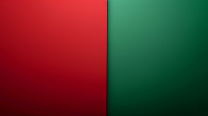 Fototapeta premium This minimalist christmas design has a bold red and green background that gives off a festive and modern vibe. It's perfect for adding a touch of holiday cheer to your projects!