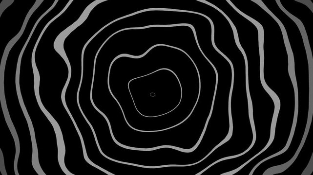 Abstract seamless background 4k video animated line wavy isolated