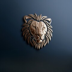 Stunning 3D Lion Logo for Your Fashion Brand Ai generated