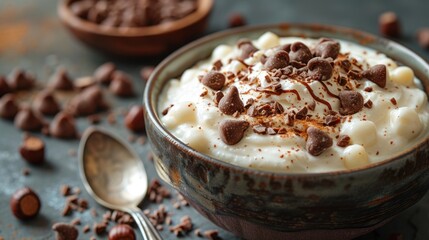 Chocolate Chip Rice Pudding