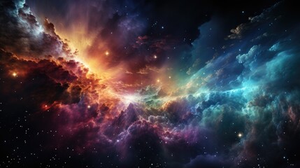 A mind altering hallucinogenic sunrise seen in a multidimensional dreamlike realm, 