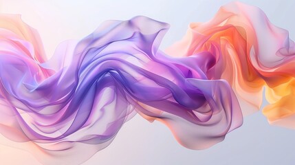 Obraz premium Colorful Swirls in Abstract Fluid Art. Dynamic Wave Design.