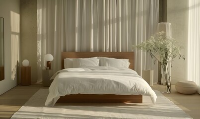 Modern Bedroom Interior Design with Natural Light