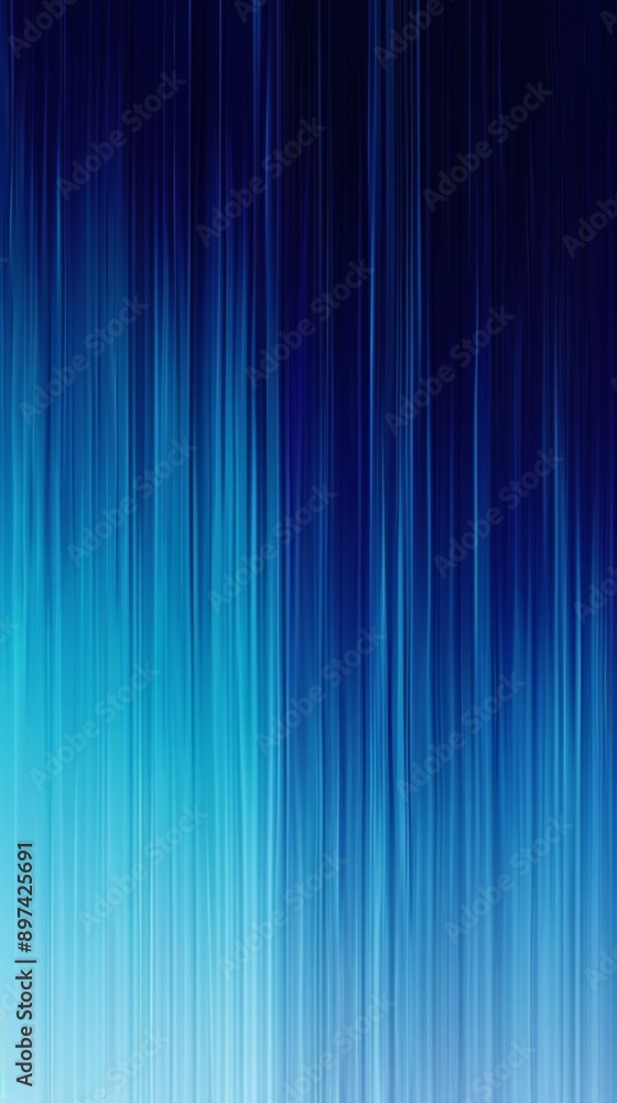 Poster abstract blue background with glowing vertical lines fading to white, perfect for any project needin
