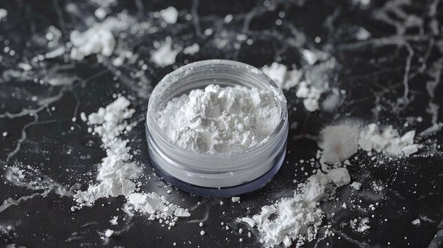 Zinc Oxide Mineral A Skin Protector and Healer from UV Rays. Concept Sun Protection, Mineral Skincare, UV Protection, Healing Properties, Zinc Oxide