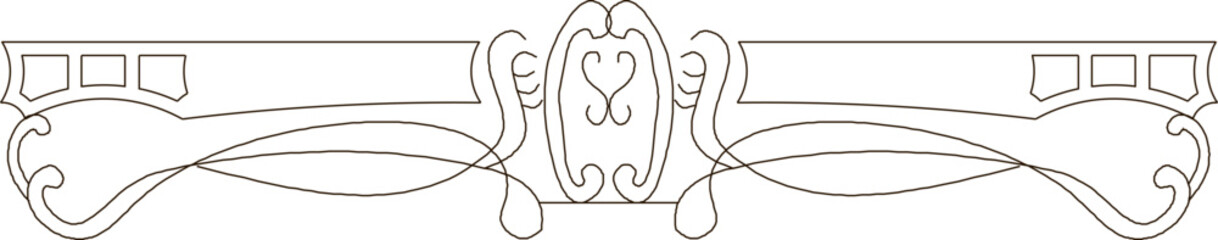 Vector silhouette illustration sketch traditional ethnic vintage classic ornate ornament design detail drawing