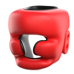 Head guard boxing 3d Illustration