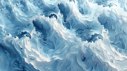 Elegant and sophisticated abstract background with a flowing blue and white pattern, ideal for websites, presentations, or any project