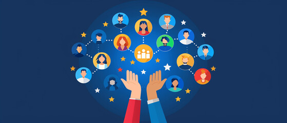 Naklejka premium CRM for managing customer loyalty rewards