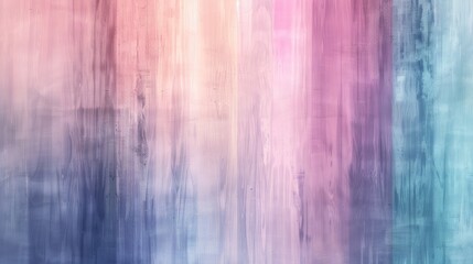 Abstract watercolor background with soft pastel colors in vertical stripes.