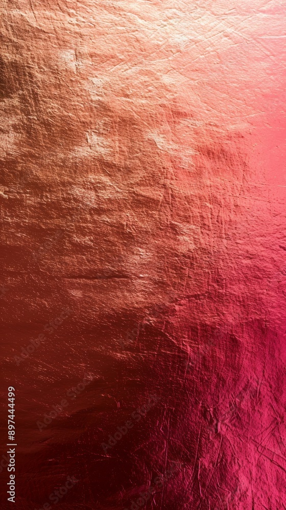 Poster crumpled foil with a shiny metallic gradient going from deep red to bright gold, providing a backgro