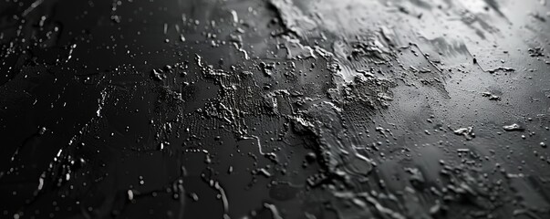 Fototapeta premium Black Metallic Surface Texture Background, 4K hyperrealistic photo