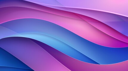 Dynamic blue and purple curves in an abstract background, evoking a sense of motion and dimension