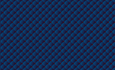 Blue seamless pattern and background upholstered furniture in vector