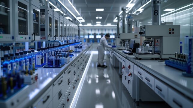 Cutting-Edge Avian Flu Research Lab with Dedicated Team of Scientists in Hyper-Realistic 8K Quality