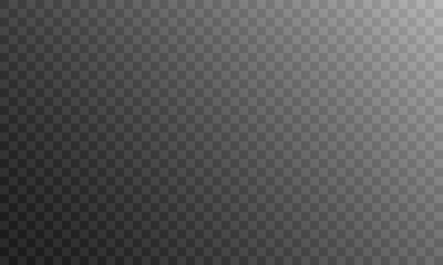 Dark checkered transparent background for glowing highlights and elements in vector