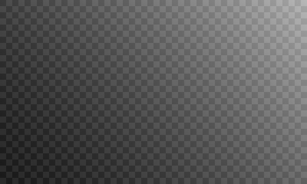 Dark checkered transparent background for glowing highlights and elements in vector