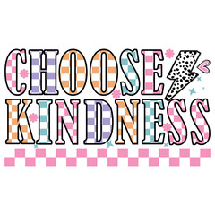 Choose Kindness PNG svg, Kindness png svg, Be Kind png svg, dalmatian dots, doodle bright, funny cool, race checkered
