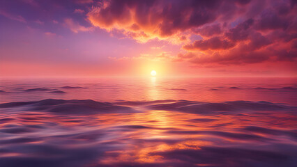 Obraz premium sunset over the sea