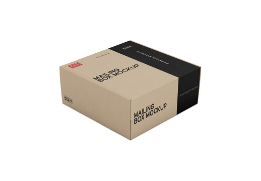 Cardboard Box Mockup