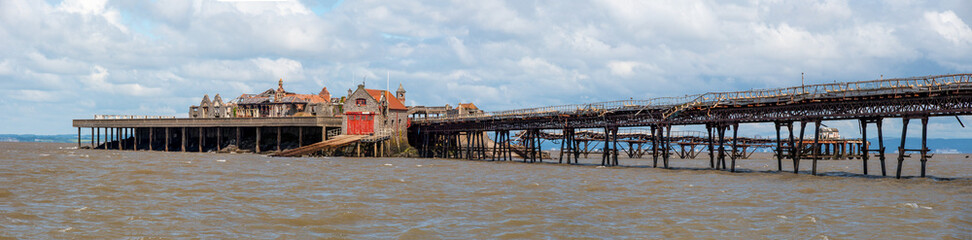  Birnbeck Pier and Island, Pleasure Pier with RNLI lifeboat station