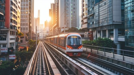 Obraz premium Urban Sustainable Transit Systems