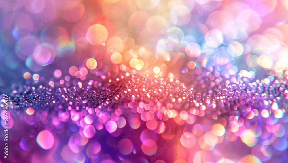 Poster abstract bokeh background
