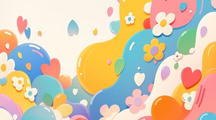 抽象的なデザインアートの背景画像