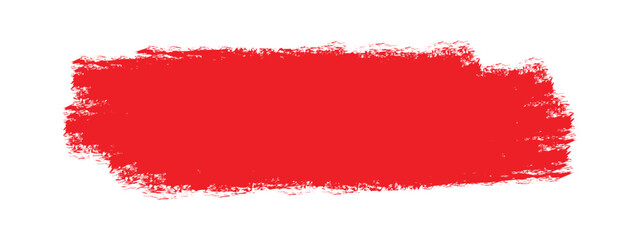 Red brush stroke. vector red, line, grunge brush strokes ink paint isolated on white background