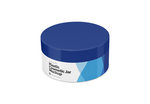 Cosmetic Jar Mockup