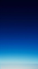 Soothing blue and white gradient background for sky, nature, or minimalist designs. Evoking peace and tranquility, ideal for creative projects with clean, clear space