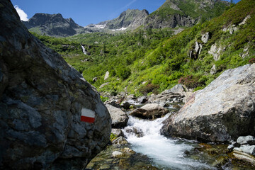 the beauty of piedmont Alps and mountains