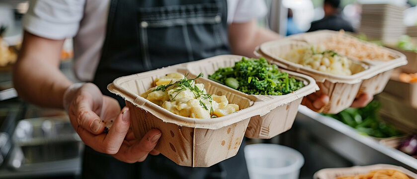 Role of compostable packaging in food service