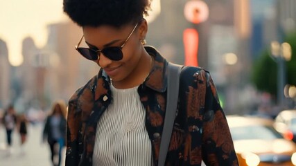 person in the city - Powered by Adobe