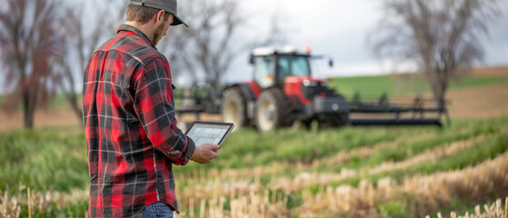 Tablet application for farm equipment maintenance scheduling