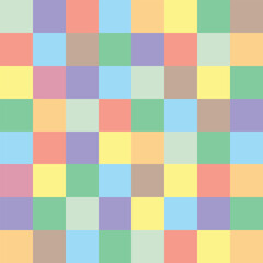 Seamless colored pattern of geometries shapes. Vector illustration