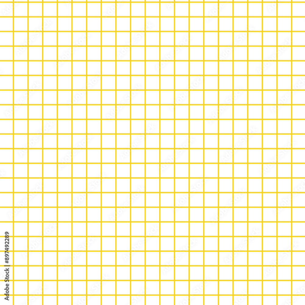 Poster abstract monochrome geometric yellow fence thin line pattern.