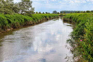 The River Stour at Sandwich in Kent, England